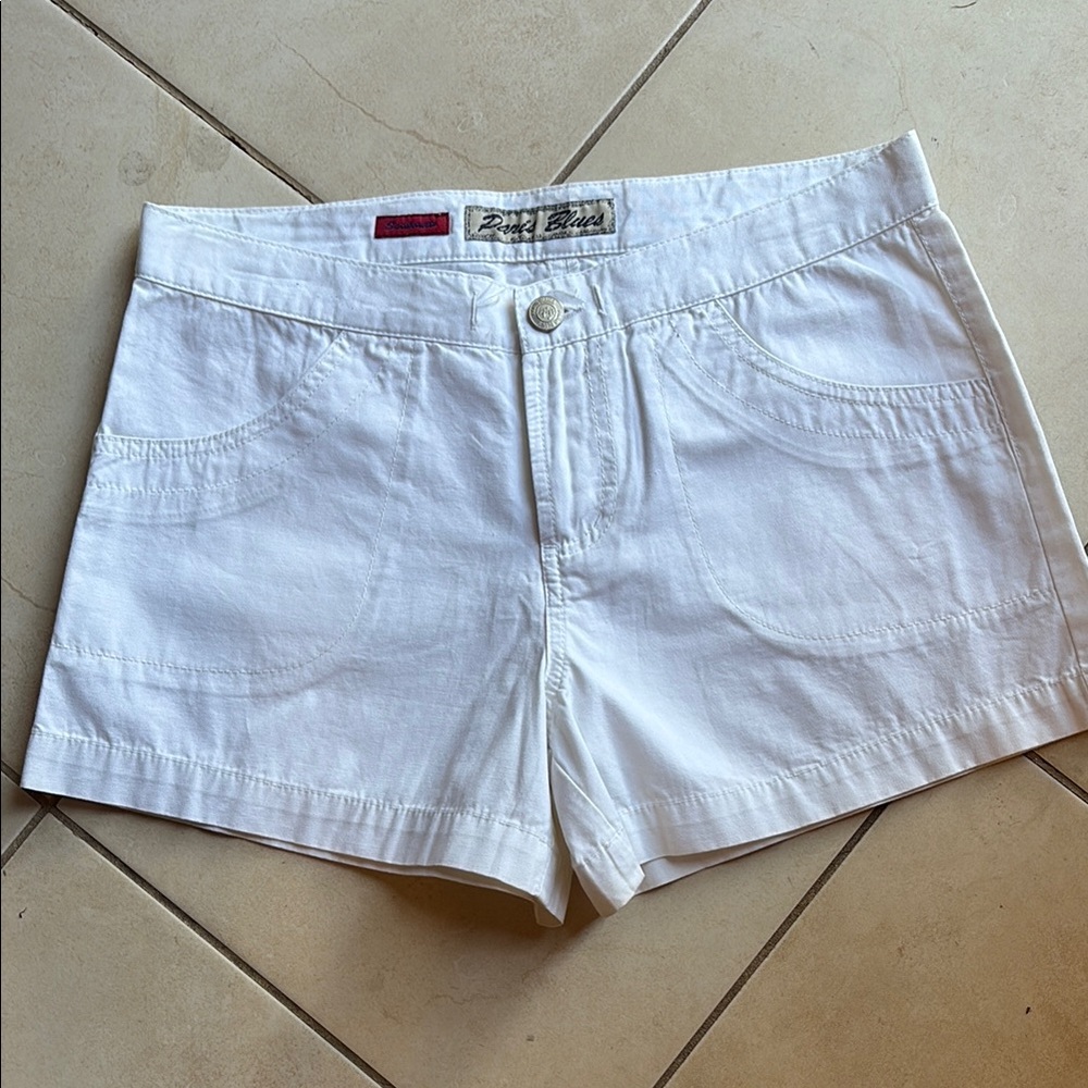 Paris Blues White Women's Bermudas